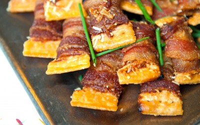 PARMESAN-BACON CRACKERS