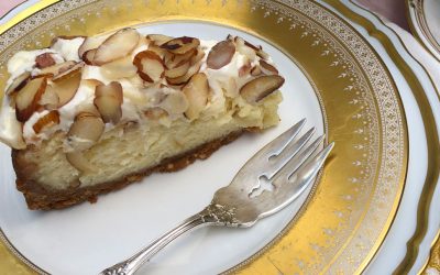 PATTY’S PICK: White Chocolate-Almond Cheesecake