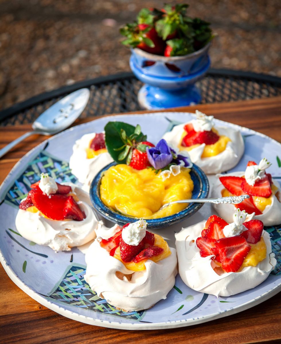 Meringues with Lemon Curd and Fresh Strawberries Mississippi Magazine