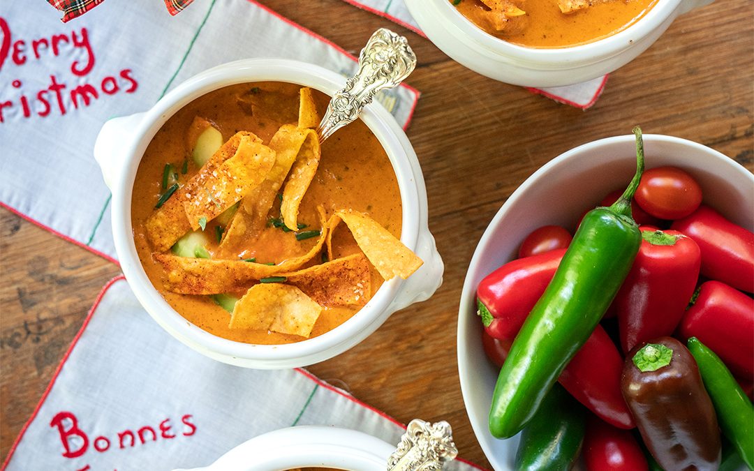 SMOOTH AND SILKY TORTILLA SOUP