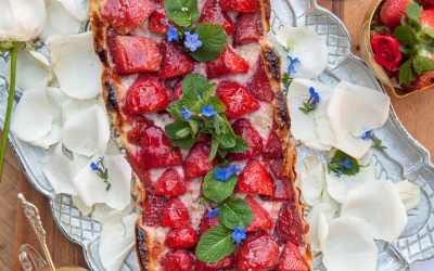 FOCACCIA BREAD WITH STRAWBERRIES