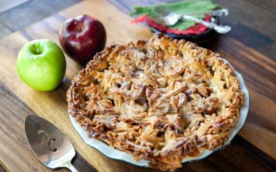 APPLE PIE WITH SALTED CARAMEL SAUCE