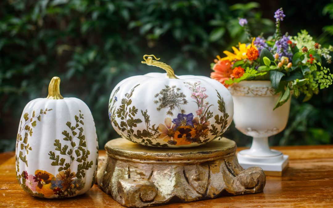 FLORAL PUMPKINS