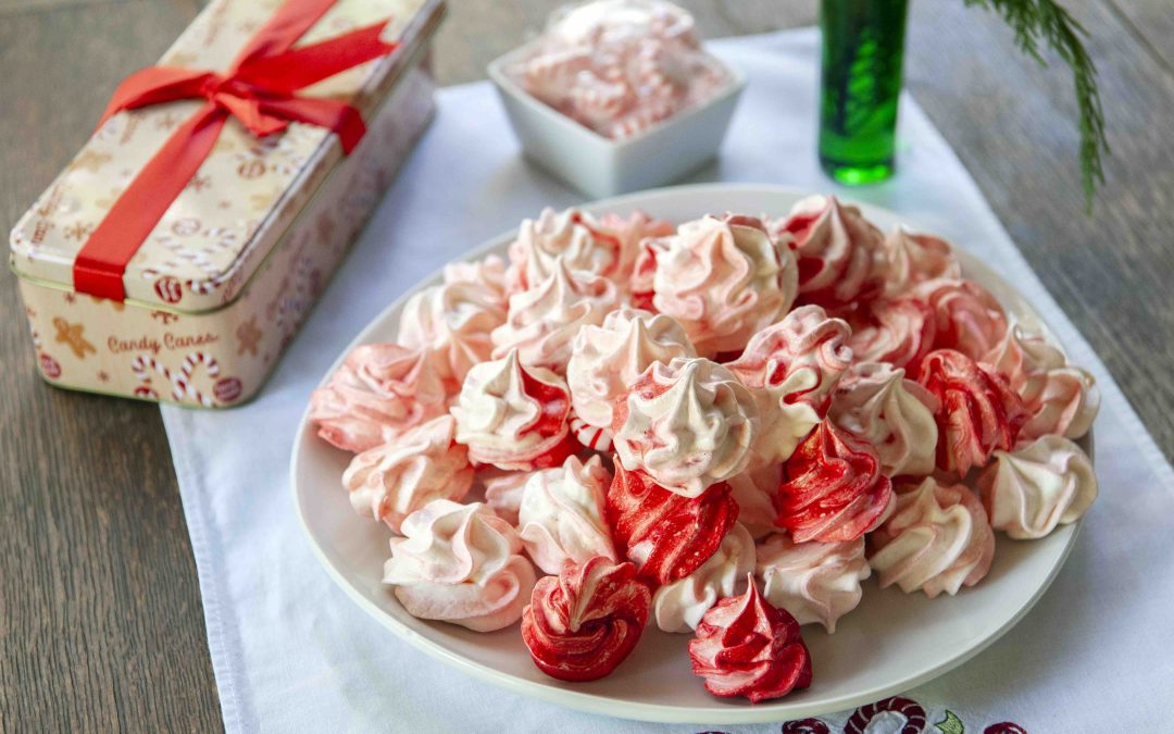PEPPERMINT MERINGUE KISSES