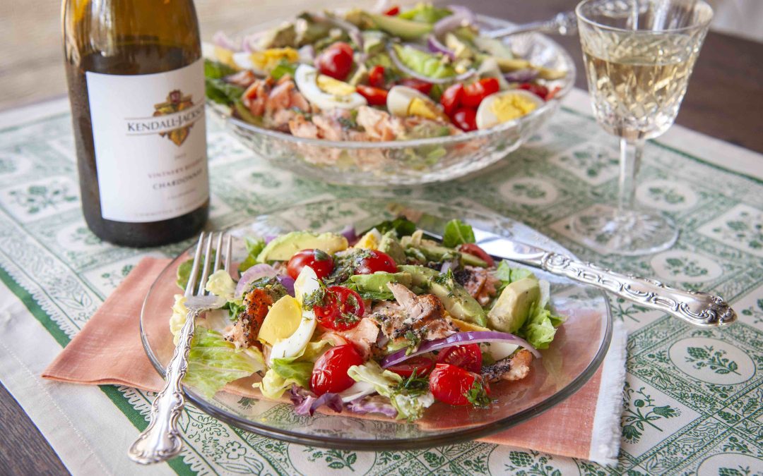SALMON COBB SALAD