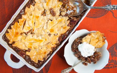 PECAN COBBLER IWTH WHIPPED CREAM